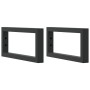Estante de lavabo de pared de acero y madera maciza de haya de , Tocadores de baño - Ref: Foro24-3302353, Precio: 78,50 €, De...