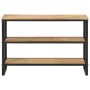 Mesa consola madera maciza de mango rugosa 100x35x70 cm de , Mesas auxiliares - Ref: Foro24-374075, Precio: 124,17 €