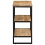 Mesa consola madera maciza de mango rugosa 100x35x70 cm de , Mesas auxiliares - Ref: Foro24-374075, Precio: 124,17 €