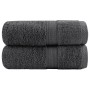 Toallas SOLUND 2 unidades gris antracita 30x30 cm 600 gsm | Foro24.es | Tu tienda online para hogar, jardín y más Foro24.es