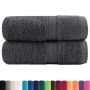 Toallas SOLUND 2 unidades gris antracita 30x30 cm 600 gsm | Foro24.es | Tu tienda online para hogar, jardín y más Foro24.es