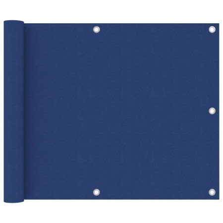 Toldo para balcón tela oxford azul 75x500 cm