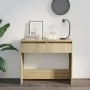 Sonoma oak plywood console table 89x41x76.5 cm by vidaXL, Side tables - Ref: Foro24-809569, Price: 56,13 €, Discount: %