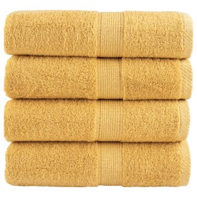 Comprar Toallas de invitados SOLUND 4 uds dorado