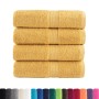 Toallas de invitados SOLUND 4 uds dorado 30x50 cm 600 gsm | Foro24.es | Tu tienda online para hogar, jardín y más Foro24.es