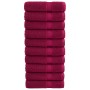 Toallas de mano SOLUND 10 unidades burdeos 50x100 cm 600 gsm von , Handtücher - Ref: Foro24-137211, Preis: 73,22 €, Rabatt: %
