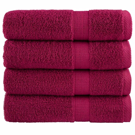 Toallas de ducha SOLUND 4 unidades burdeos 70x140 cm 600 gsm von , Handtücher - Ref: Foro24-137213, Preis: 51,92 €, Rabatt: %