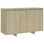 Aparador de madera contrachapada roble Sonoma 120x41x75 cm de vidaXL, Aparadores - Ref: Foro24-809605, Precio: 139,26 €, Desc...