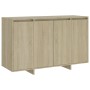 Sideboard aus Sonoma-Eichensperrholz, 120 x 41 x 75 cm von vidaXL, Sideboards - Ref: Foro24-809605, Preis: 141,36 €, Rabatt: %