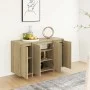 Sideboard aus Sonoma-Eichensperrholz, 120 x 41 x 75 cm von vidaXL, Sideboards - Ref: Foro24-809605, Preis: 139,30 €, Rabatt: %