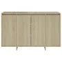 Sideboard aus Sonoma-Eichensperrholz, 120 x 41 x 75 cm von vidaXL, Sideboards - Ref: Foro24-809605, Preis: 139,30 €, Rabatt: %
