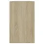 Sideboard aus Sonoma-Eichensperrholz, 120 x 41 x 75 cm von vidaXL, Sideboards - Ref: Foro24-809605, Preis: 139,30 €, Rabatt: %