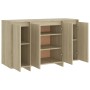 Sideboard aus Sonoma-Eichensperrholz, 120 x 41 x 75 cm von vidaXL, Sideboards - Ref: Foro24-809605, Preis: 141,36 €, Rabatt: %