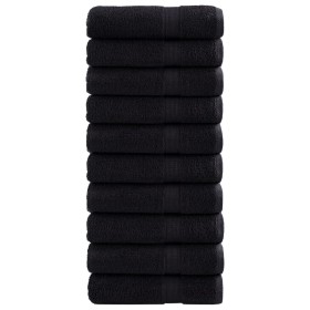 Toallas de mano SOLUND 10 unidades negro 50x100 cm 600 gsm by , Towels - Ref: Foro24-137427, Price: 73,62 €, Discount: %