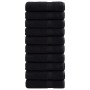 Toallas de mano SOLUND 10 unidades negro 50x100 cm 600 gsm de , Toallas - Ref: Foro24-137427, Precio: 73,62 €, Descuento: -5%%