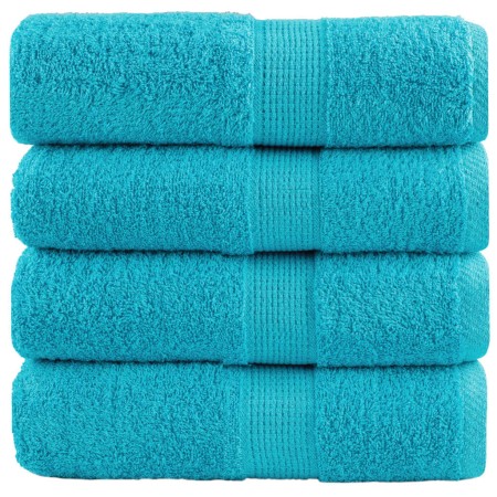 Toallas SOLUND 4 unidades turquesa 30x30 cm 600 gsm von , Handtücher - Ref: Foro24-137444, Preis: 13,19 €, Rabatt: -5%%