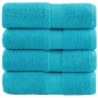 Toallas SOLUND 4 unidades turquesa 30x30 cm 600 gsm von , Handtücher - Ref: Foro24-137444, Preis: 13,19 €, Rabatt: -5%%