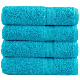 Toallas de mano SOLUND 4 unidades turquesa 50x100 cm 600 gsm by , Towels - Ref: Foro24-137450, Price: 28,04 €, Discount: %