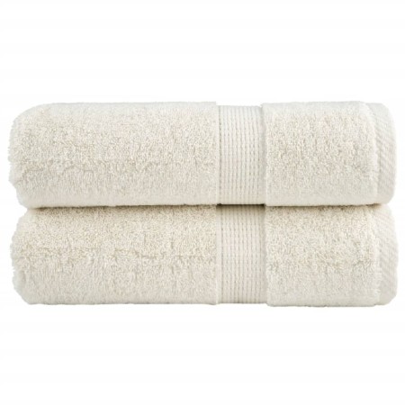 Toallas SOLUND 2 unidades crema 30x30 cm 600 gsm | Foro24.es | Tu tienda online para hogar, jardín y más Foro24.es