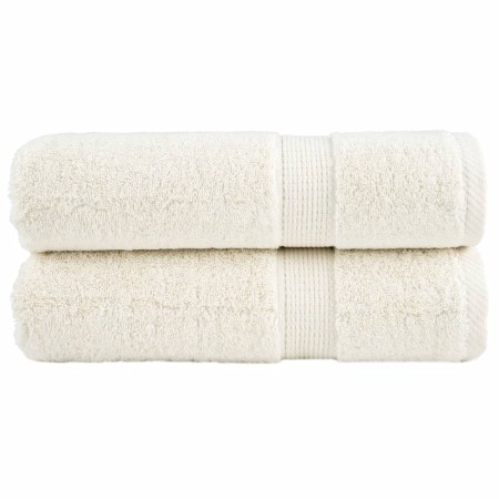 Toallas de mano SOLUND 2 unidades crema 50x100 cm 600 gsm | Foro24.es | Tu tienda online para hogar, jardín y más Foro24.es