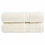 Toallas de mano SOLUND 2 unidades crema 50x100 cm 600 gsm | Foro24.es | Tu tienda online para hogar, jardín y más Foro24.es