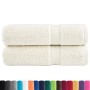 Toallas de mano SOLUND 2 unidades crema 50x100 cm 600 gsm | Foro24.es | Tu tienda online para hogar, jardín y más Foro24.es
