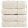 Toallas de invitados SOLUND 4 uds crema 30x50 cm 600 gsm by , Towels - Ref: Foro24-137471, Price: 15,55 €, Discount: %