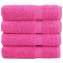 Toallas de mano SOLUND 4 unidades rosa 50x100 cm 600 gsm de , Toallas - Ref: Foro24-137522, Precio: 29,10 €