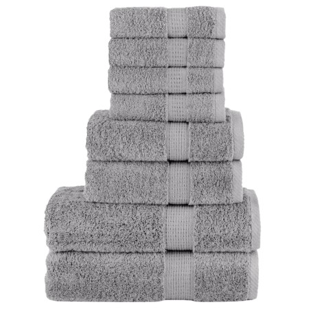 Juego de toallas premium SOLUND 8 unidades gris 600 gsm von , Handtücher - Ref: Foro24-137543, Preis: 56,12 €, Rabatt: %