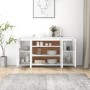 Hochglanzweißes Sperrholz-Sideboard 135x41x75 cm von vidaXL, Sideboards - Ref: Foro24-809599, Preis: 180,06 €, Rabatt: %