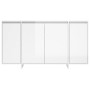Hochglanzweißes Sperrholz-Sideboard 135x41x75 cm von vidaXL, Sideboards - Ref: Foro24-809599, Preis: 180,06 €, Rabatt: %