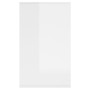 Aparador de madera contrachapada blanco brillante 135x41x75 cm de vidaXL, Aparadores - Ref: Foro24-809599, Precio: 186,58 €, ...