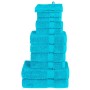 Juego de toallas premium SOLUND 12 unidades turquesa 600 gsm by , Towels - Ref: Foro24-137583, Price: 63,54 €, Discount: -5%%