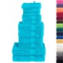 Juego de toallas premium SOLUND 12 unidades turquesa 600 gsm by , Towels - Ref: Foro24-137583, Price: 63,54 €, Discount: -5%%