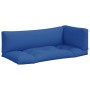 Cojines para sofá de palets 3 unidades tela azul by , Cushions for chairs and sofas - Ref: Foro24-360954, Price: 87,10 €, Dis...