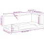 Cojines para sofá de palets 3 unidades tela azul by , Cushions for chairs and sofas - Ref: Foro24-360954, Price: 87,10 €, Dis...