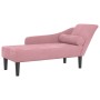 Sofá diván con cojines terciopelo rosa by , Daybeds - Ref: Foro24-4007591, Price: 165,21 €, Discount: %