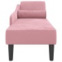 Sofá diván con cojines terciopelo rosa by , Daybeds - Ref: Foro24-4007591, Price: 165,21 €, Discount: %