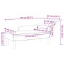 Sofá diván con cojines terciopelo rosa by , Daybeds - Ref: Foro24-4007591, Price: 165,21 €, Discount: %