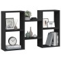 Estantería de pared madera de ingeniería negro 96x18x60 cm de , Estantes y estanterías - Ref: Foro24-853228, Precio: 40,29 €,...