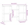 Estantería de pared madera de ingeniería negro 96x18x60 cm de , Estantes y estanterías - Ref: Foro24-853228, Precio: 40,29 €,...