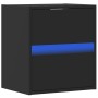 Mueble de TV de pared con luces LED negro 41x31x45 cm | Foro24.es | Tu tienda online para hogar, jardín y más Foro24.es