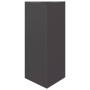 Jardinera triangular acero negro 40x34,5x70 cm von , Töpfe und Pflanzgefäße - Ref: Foro24-851157, Preis: 62,39 €, Rabatt: -5%%