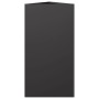 Jardinera triangular acero negro 40x34,5x70 cm von , Töpfe und Pflanzgefäße - Ref: Foro24-851157, Preis: 62,39 €, Rabatt: -5%%