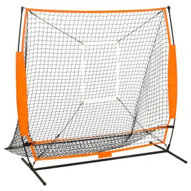 Red de práctica multideporte beisbol negra 174x76x158,5 cm de vidaXL, Béisbol y sóftbol - Ref: Foro24-93362, Precio: 90,50 €,...