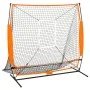 Multi-sport practice net for baseball, black, 174x76x158.5 cm by vidaXL, Baseball and softball - Ref: Foro24-93362, Price: 80...