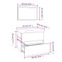 Set de muebles de baño madera contrachapada color roble ahumado von , Badezimmermöbel - Ref: Foro24-3152873, Preis: 191,70 €,...