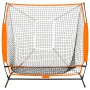 Red de práctica multideporte beisbol negra 174x76x158,5 cm de vidaXL, Béisbol y sóftbol - Ref: Foro24-93362, Precio: 90,50 €,...