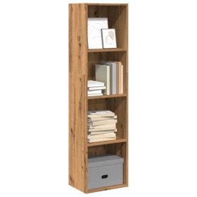 Estantería de madera de ingeniería roble artisian 40x30x152 cm