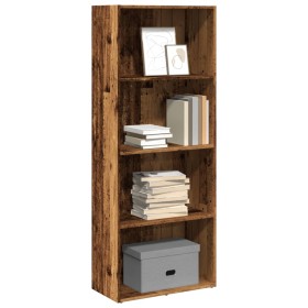 Estantería madera de ingeniería color envejecido 60x30x152 cm de , Librerías y estanterías - Ref: Foro24-857915, Precio: 63,0...